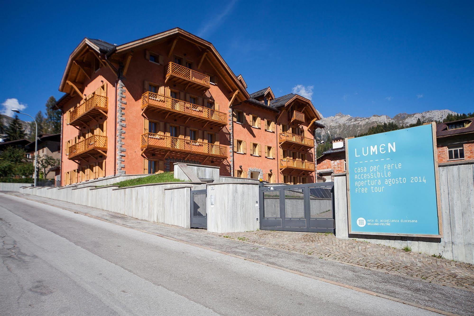 Hotel Lumen à Falcade Extérieur photo